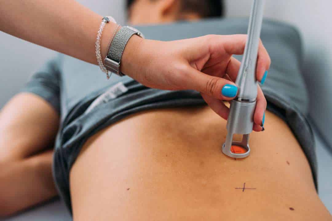 laser therapy on back
